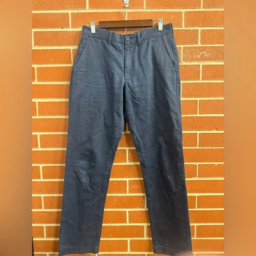 J.Crew Men’s Sutton Fit Chino Pants Navy Blue 30x32 Slim Straight